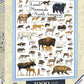 Masterpieces 1000 Piece Jigsaw Puzzle For Adults, Family, Or Youth - Land Mammals Of North America - 19.25'X26.75'