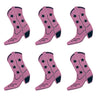 Beistle , 6 Piece Foil Cowboy Boot Silhouettes, 16 (Pink/Black)