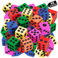 Big Foam Dice Set - 48-Pack, Jumbo, And Colorful Dice For Kids - Ideal For Boosting Math Skills, Great Gifts, And Party Fun