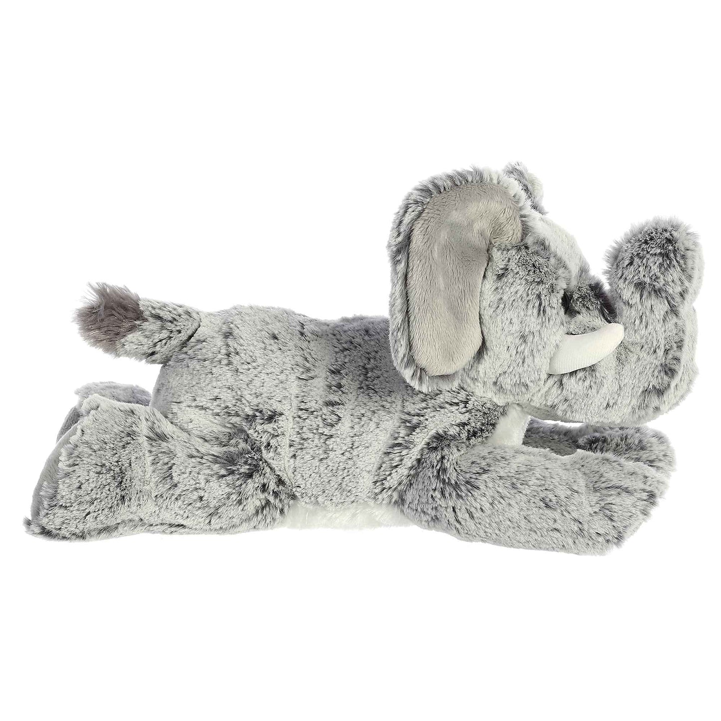 Aurora Adorable Flopsie Leroy Elephant Stuffed Animal - Playful Ease - Timeless Companions - Gray 12 Inches
