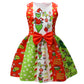 Maturead Kids Girls Dress Sleeveless Cartoon Casual Dress Halloween Christmas Party Dress Green 2-10 Years