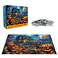 Nattork Jigsaw Puzzle 1000 Pieces for mature-themeds  Halloween Haunted House Challenging mature-themed Puzzles for Halloween Decor & Gift