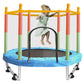 Toddler Trampoline for Kids Ages 1-8, 55 Small Trampoline with Safety Enclosure Net, Indoor & Outdoor Baby Mini Trampolines, N