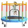 Toddler Trampoline for Kids Ages 1-8, 55 Small Trampoline with Safety Enclosure Net, Indoor & Outdoor Baby Mini Trampolines, N