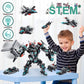 LUKAT Robot Building Toys for Boys Age 6 7 8 9 10 11 Year Old, 577 PCS STEM Toy Kit, 25-in-1 Building Bricks Educational Constru