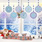 WinnerWhy DIY Winter Snowflake Suncatchers Art Kits, 30 Sets, Acrylic, 15 cm x 25 cm x 9 cm, Perfect for Classroom & Home Decor