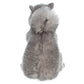 Aurora Adorable Mini Flopsie Nutty Stuffed Animal - Playful Ease - Timeless Companions - Gray 8 Inches