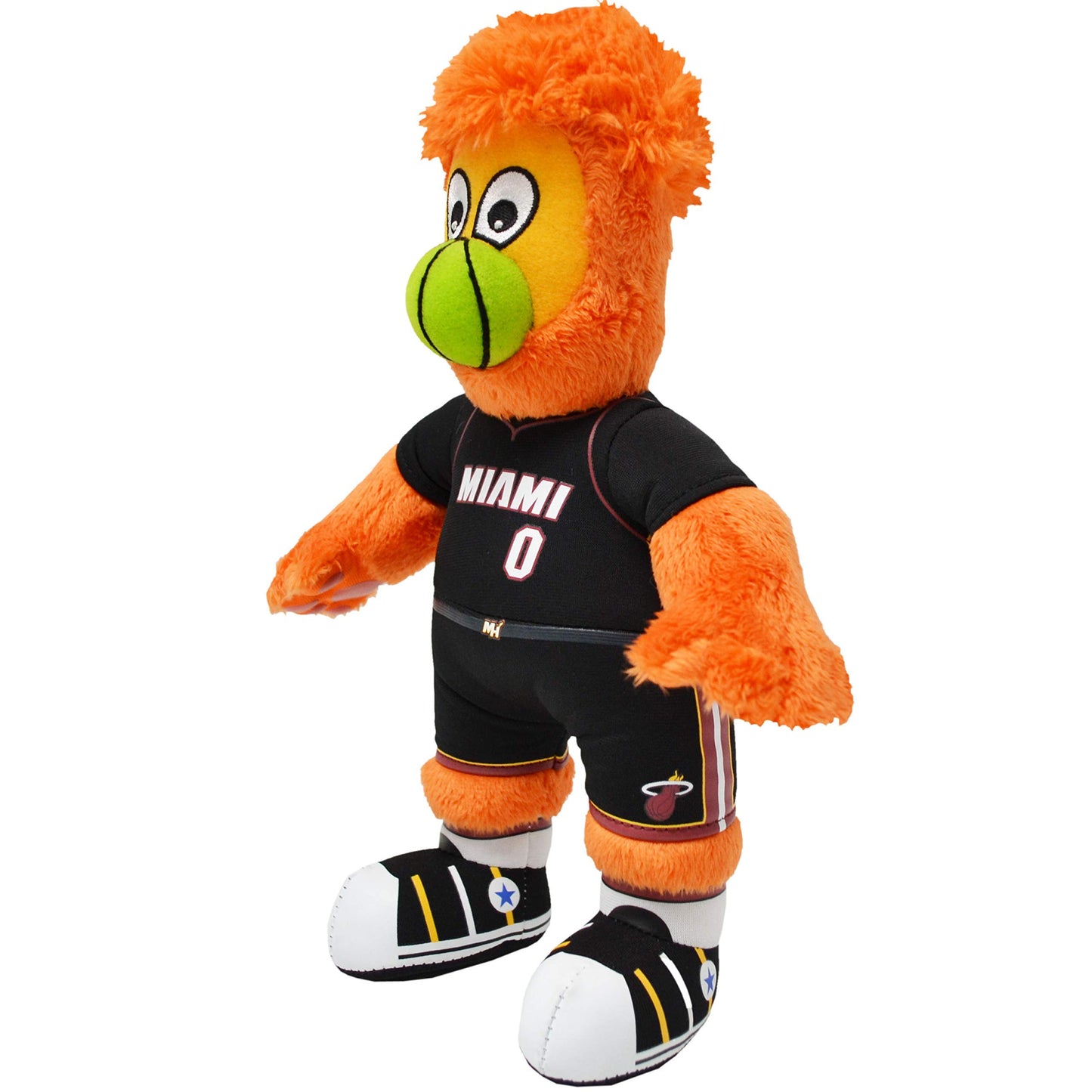 Bleacher Creaturs Miami Heat Burnie 10'' Plush Figure- A Mascot For Play Or Display