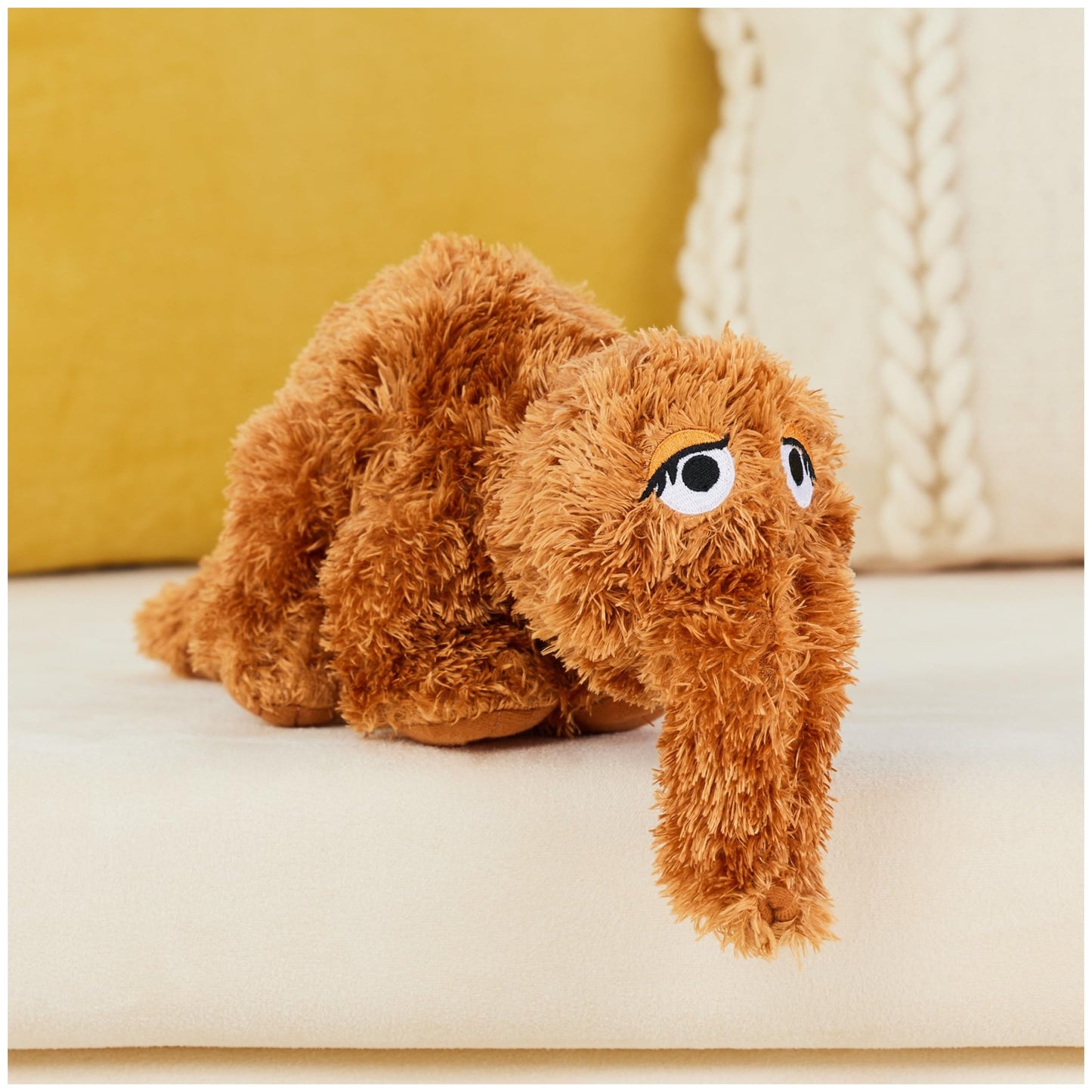 GUND Mr. Snuffleupagus Plush Toy, 16” Premium Quality, Brown, Ages 1 & Up, Model 6047469