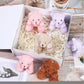 Sotiff 12 Pcs Mini Bear Plush Stuffed 4 Inch Small Fuzzy Bear Bulk Animal Toy Bear Doll Keychains Decor Wedding Party Favors For