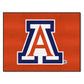 FANMATS NCAA University of Arizona Wildcats Nylon Face All-Star Rug, 34x45