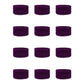 Couver Kids Children 1 Inch - Purple Cotton Terry Cloth Wristband for School, Church, YMCA Activities or evens(6 Pairs)