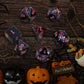 Core-Wrapped Dragon & Dungeon Dice - Heart, Skull, Pumpkin, D20, W20, Sharp Corners, Polyhedral Role Playing Gaming Dice