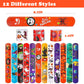 Novahance 36 Pcs Halloween Slap Bracelets Party Favors,Bulk Snap Bracelet Party Favors Supplies For Kids&Teens Gifts Teacher Cla