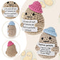 Grevosea 2 Pieces Mini Funny Knitted Potato, 3 Inch Cute Funny Couples Wool Knitting Doll Potato With Active Card Cheer Up Gifts For Christmas Birthday Friends Party Decoration Encouragement