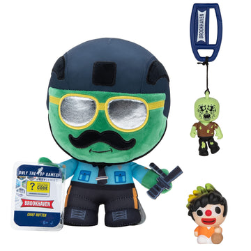 Brookhaven Collector Bundle - Three Exclusive Virtual Item Codes With Chief Rotten Plush, Sparkplug Squooshems, And Zombie Hanger