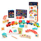 Battat Education - Wooden Letter Train Set - Alphabet Toy Train - Letter Train - Abc Train Toy - 3 Years + - 84 Pieces