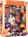 MasterPieces Game Day 500 Piece Jigsaw Puzzle for Adults - NCAA Clemson Tigers Locker Room - 15x21