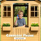 All Spruce Outdoor Kids Playhouse, Toddler Playhouse Wooden Playhouse For Kids Ages 3-10, With Sink, Stove, Flower Pot Holders,