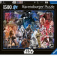 Ravensburger Star Wars Whole Universe 1500 Piece Jigsaw Puzzle | Unique Piece Design | Softclick Technology | Ideal Gift For Puz