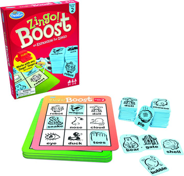 Thinkfun Zingo! Booster Pack #2 - Expansion Pack For Popular Zingo! Game | Designed For Kids Ages 4 And Up | Brain-Stimulating Word Puzzle Game | Trusted By Families Worldwide
