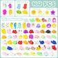 Bonnyco Mochi Squishy Toys Bulk For Party Favors For Kids Pack 160 Goodie Bags Stuffers For Kids, Kids Party Favors, Squishy Fidget Toys | Mini Toys, Pinata Stuffers, Birthday Boys Girls Kawaii