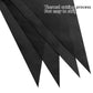Lybutty 100 Feet Black Pennant Banners Flags String Hanging Triangle Bunting Flags,Party Decorations For Grand Opening,Kids Birt