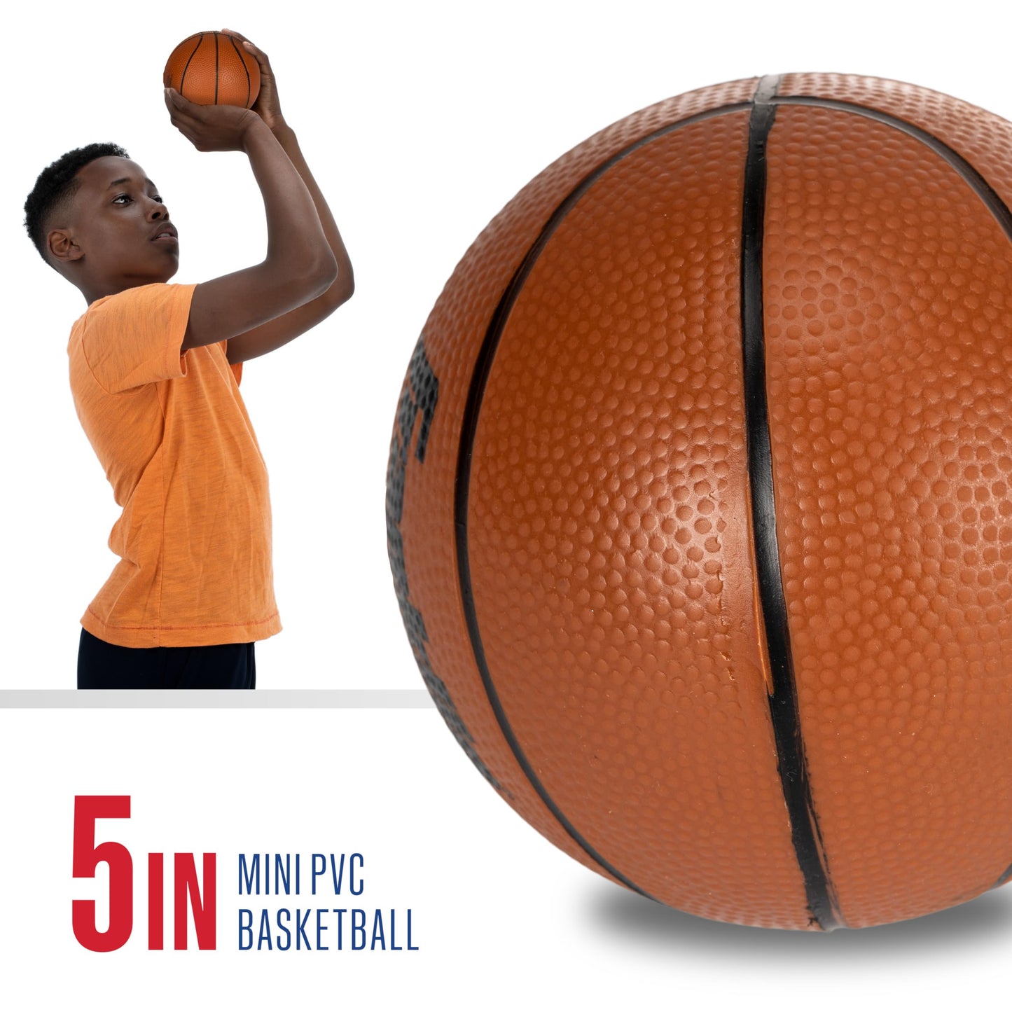 Franklin Sports Ohio State Over The Door Basketball Hoop - Kids Indoor Basketball Hoop With Mini Ball - Ohio State Fan Shop Toy For Bedroom + Office - Over The Door Set