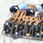 Lingteer Happy 40Th Birthday Gold Acrylic Table Topper Centerpieces Set - Cheers To Forty Years Old Birthday 40Th Bday Party Gift Decorations.