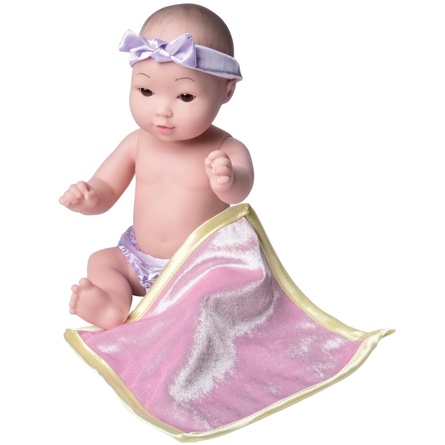 Constructive Playthings 12' Baby Tender Touch Doll- Asian With A Blankie, Model:Uni-204