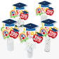 Big Dot Of Happiness Elementary Grad - Kids Graduation Party Centerpiece Sticks - Table Toppers - Set Of 15