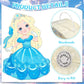 Threan Princess Piñata Girl Princess Party Piñata Set, Winter Party Piñata Princess Piñata Stick Blindfold Mask For Winter Princess Theme Girl Baby Birthday Party Supplies Decoration