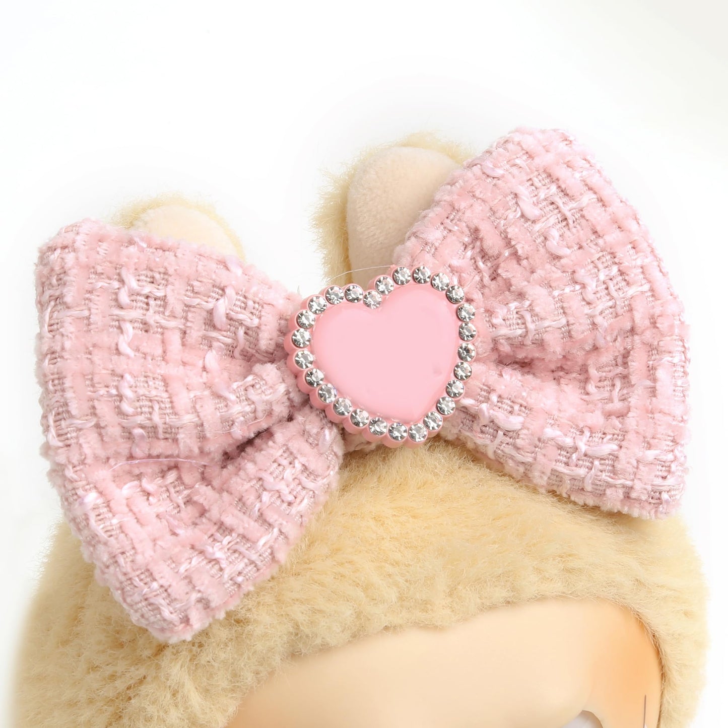 enhanced Doll Clothes for Labubu - elegant Chic Style Set for 17cm Dolls  Doll Outfit for Display  Collectors  Gift - Cute Miniature Fashion Accessories - Pink Heart (No Dolls)