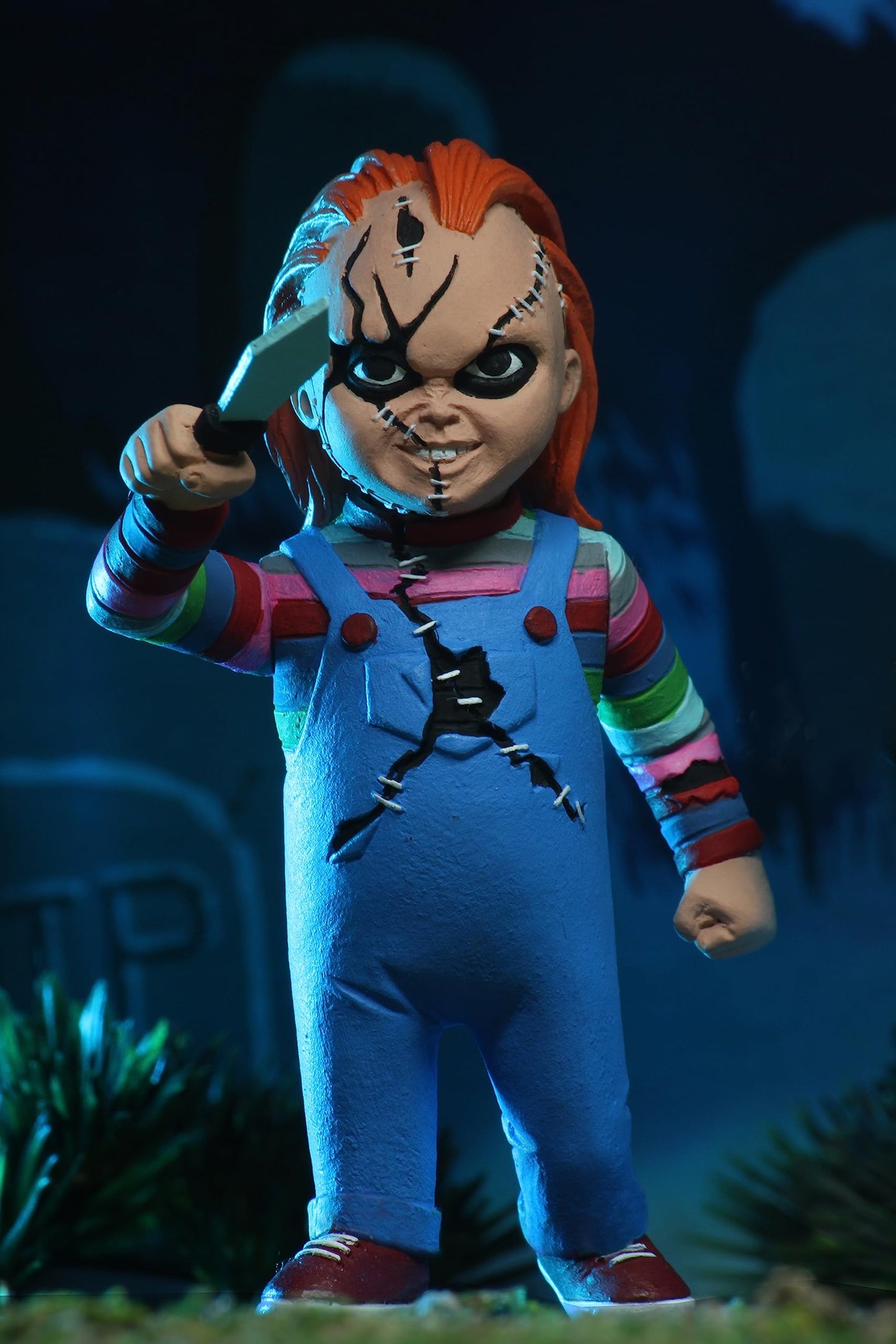 NECA Toony Terrors Action Figures 2-Pack - Chucky & Tiffany, Plastic, Model 39743