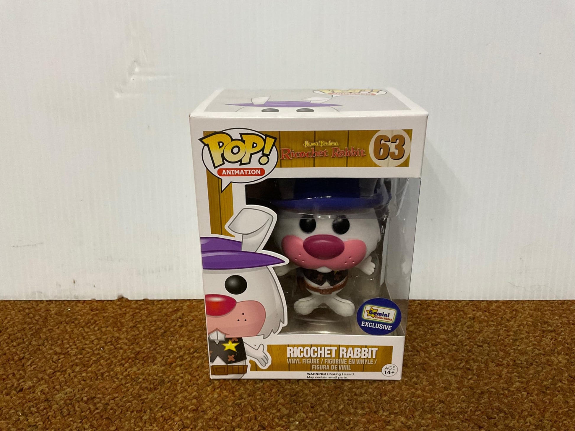 Funko Hanna-Barbera Flocked Ricochet Rabbit Pop! Vinyl Figure Exclusive