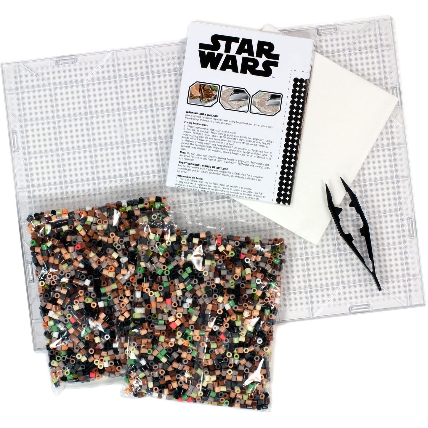 Perler 80-54391 The Mandalorian Baby Yoda Star Wars Fuse Bead Deluxe Box Kit, 4005
