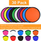 Mototo 30 Pieces Foldable Flying Disc Fans With Bag Folding Pocket Toy Set For Kids Fun Birthday Party Favors Summer Outdoor Act