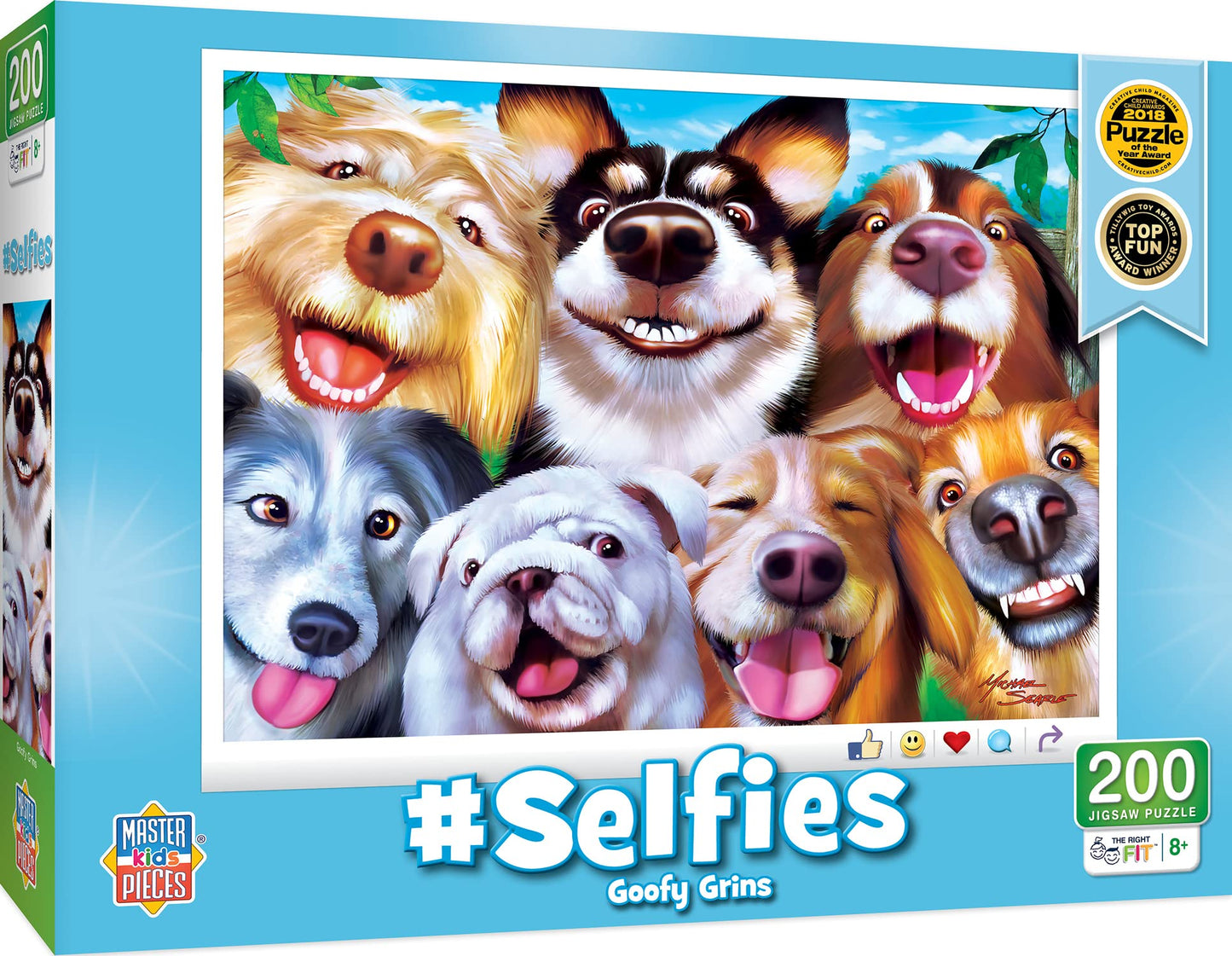 Selfies Goofy Grins 200 Piece Jigsaw Puzzle