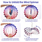 Rooster Hanging Wind Spinner Outdoor - 12 Inches Stainless Steel Wind Sculpture Aesthetic Wind Chime Chicken Farmhouse Art Ornam