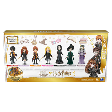 Wizarding World Harry Potter Magical Minis Collector Set, 7 Collectible 3-inch Toy Figures for Kids Ages 5 and Up