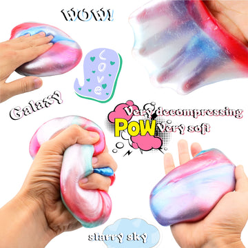 70 Pack Mini Slime Kit,Galaxy Slime Party Favors,Stretchy Slime Kit For Classroom Prizes,Kids Stress Relief Toys, Christmas Stoc