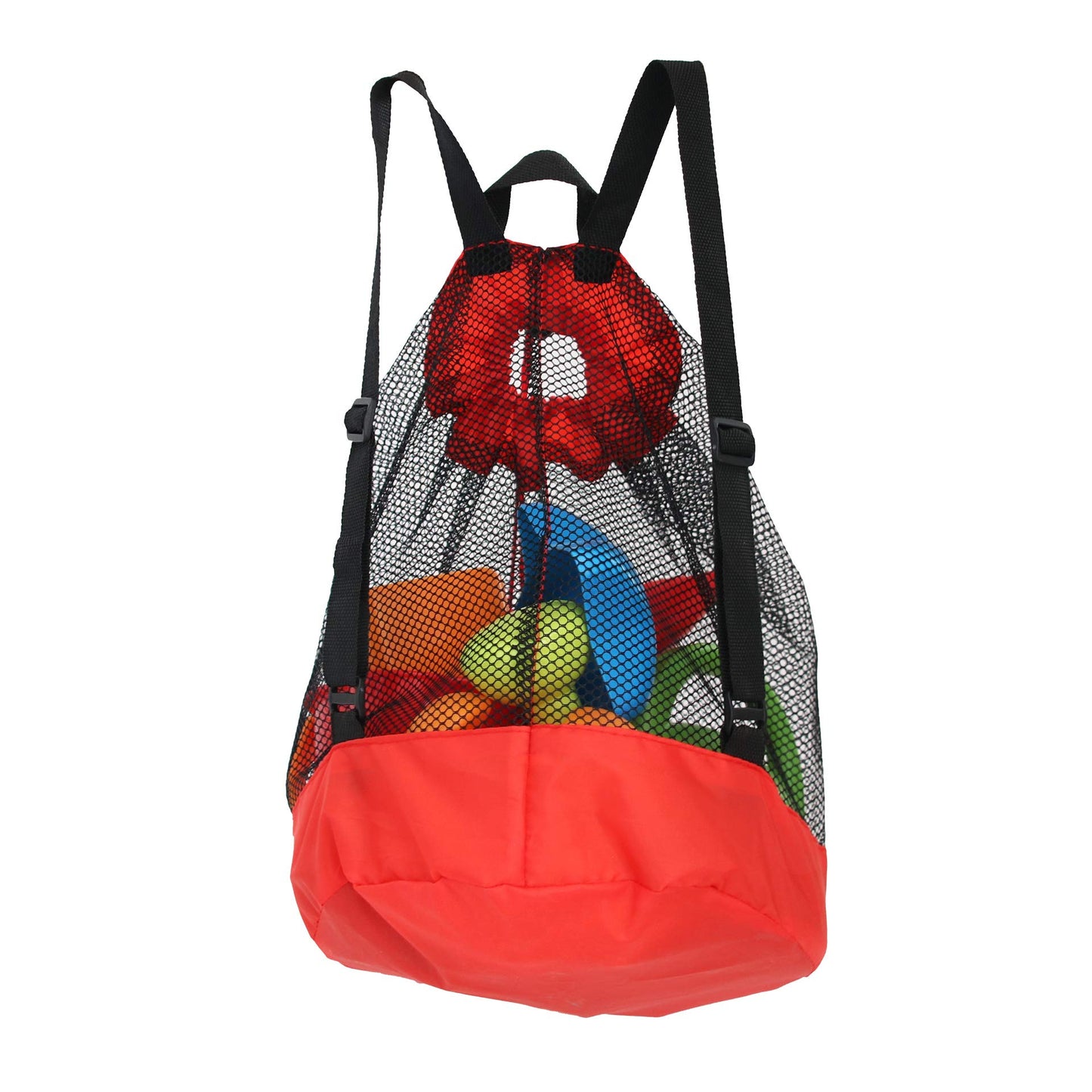 Hape Beach Toy Essential Set - Small Red Sand Toy Pack with Mesh Bag for Outdoor Fun