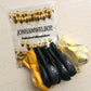 Jonhamwelbor 15Th Birthday Balloons 12 Inch 15Pcs 15 Year Old Black Gold Balloons Latex Confetti Balloons For Fifteen Happy Birt