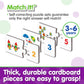 The Learning Journey: Match It! Mathematics - Stem Addition And Subtraction Calculation Activities Game - Teaches Early Math Facts With 30 Matching Pairs - Math Puzzle For Toddler Ages 3 To 6