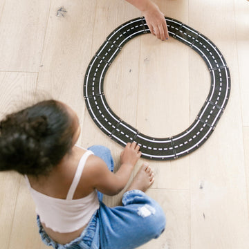 Magna-Tiles Xtras: Roads 12 Piece Magnetic Construction Set, The Original Magnetic Building Brand