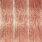 PartyWoo Rose Gold Curtains Backdrop Streamers 3pcs 8.2ft Rose Gold Foil Fringe Tinsel Backdrop Curtain for 21st Birthday Baby S