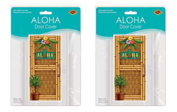 Beistle Aloha Door Cover Pack of 2