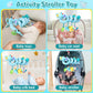 Car Seat & Stroller Toys For Boys Girls 0 3 6 9 Months,Infant Activity Spiral Hanging Plush Toys,Hanging Rattle Toys For Crib Mo