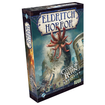Eldritch Horror Cities In Ruin Board Game Expansion | Mystery Game | Cooperative Board Game For Adults And Family | Ages 14+ | 1