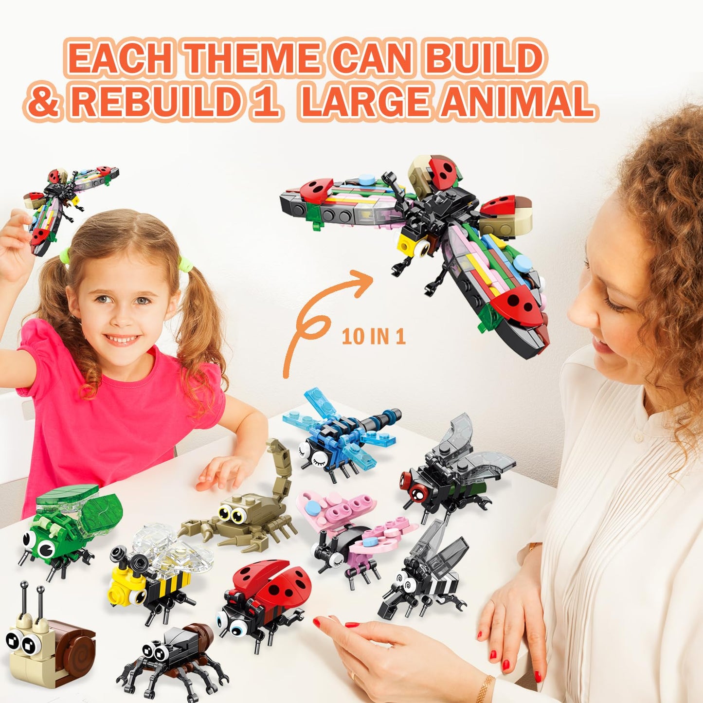 TENYEAH 30 Pack Party Favors Building Set for Kids  Mini Animals Building Block Toy  Classroom Prizes Goodie Bags Stuffer  Easter Gifts Birthday for Boy Girls Age